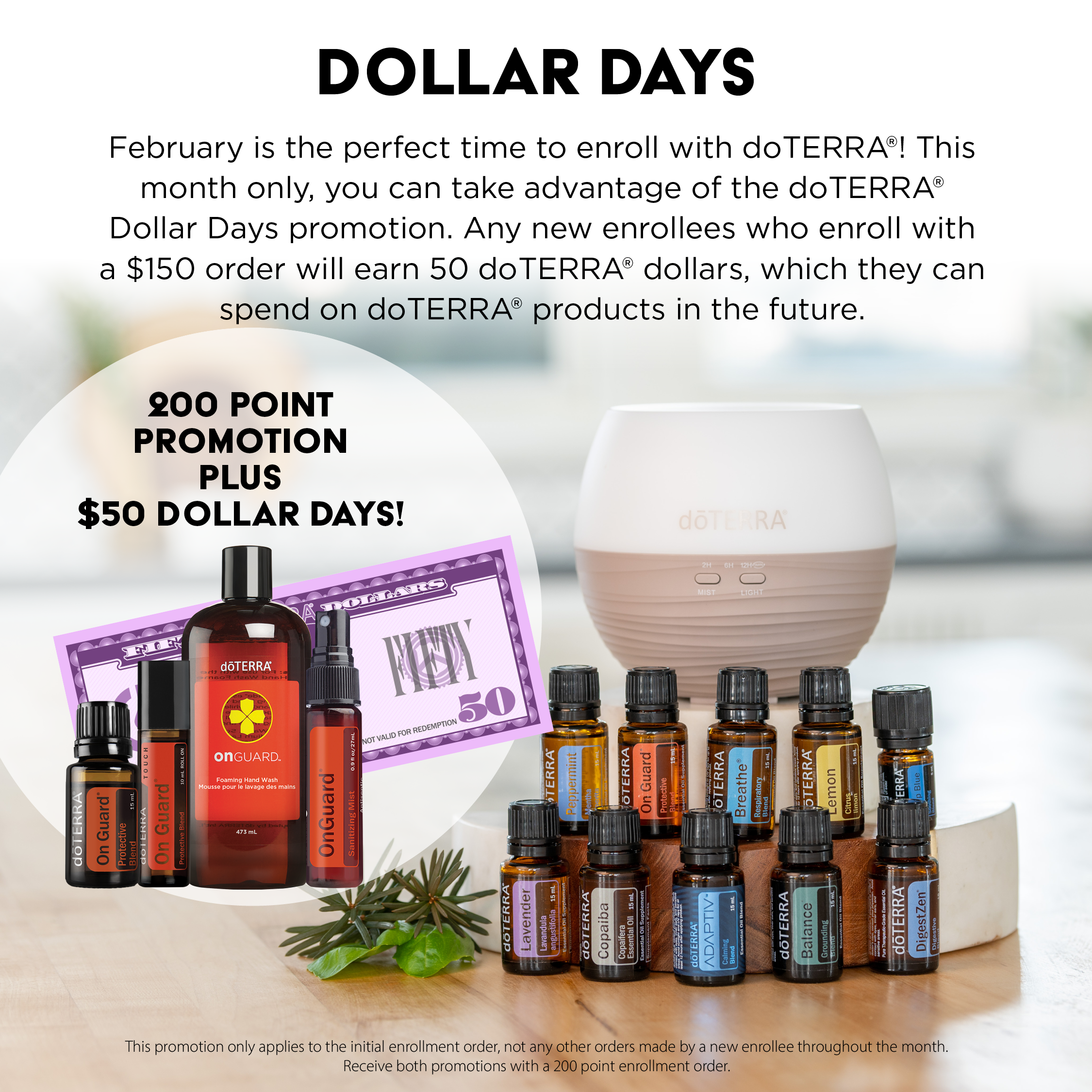 doTERRA Feb 2021 Enrollmetnt Promo Feb 2021 Enrollment Promo