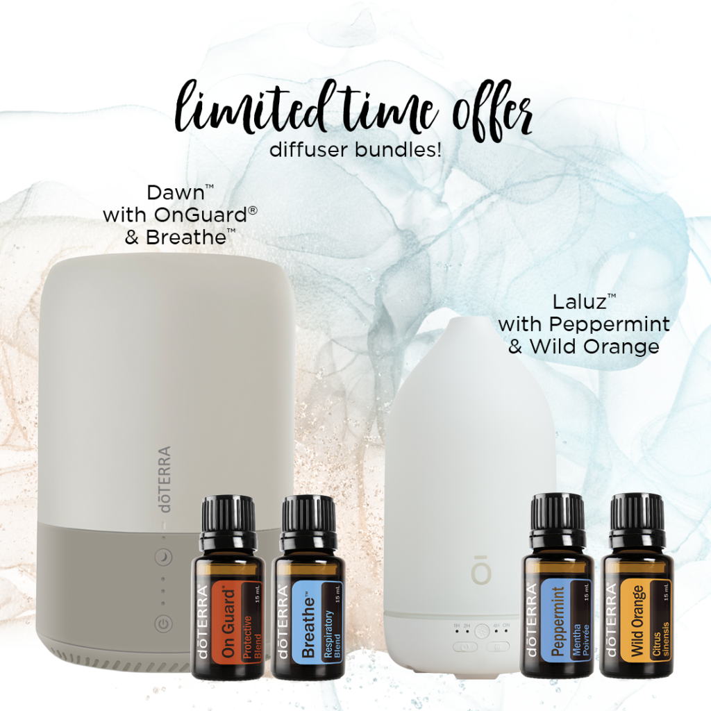 March 2021 LImited Time Offer Diffusers