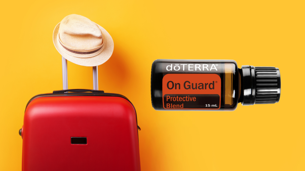 Suitcase with On Guard Blend