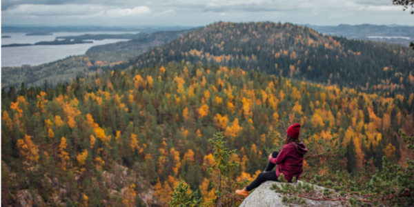 Autumn hiking